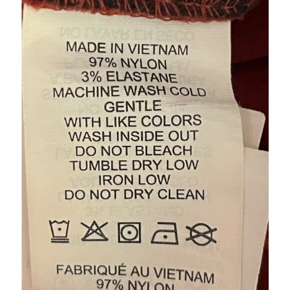 Prana Brion Men's Size 32 Rust Red Nylon Blend Shorts 32" x 10" - Picture 8 of 8